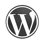 Wordpress BW Logo Wordpress - MaltaCode