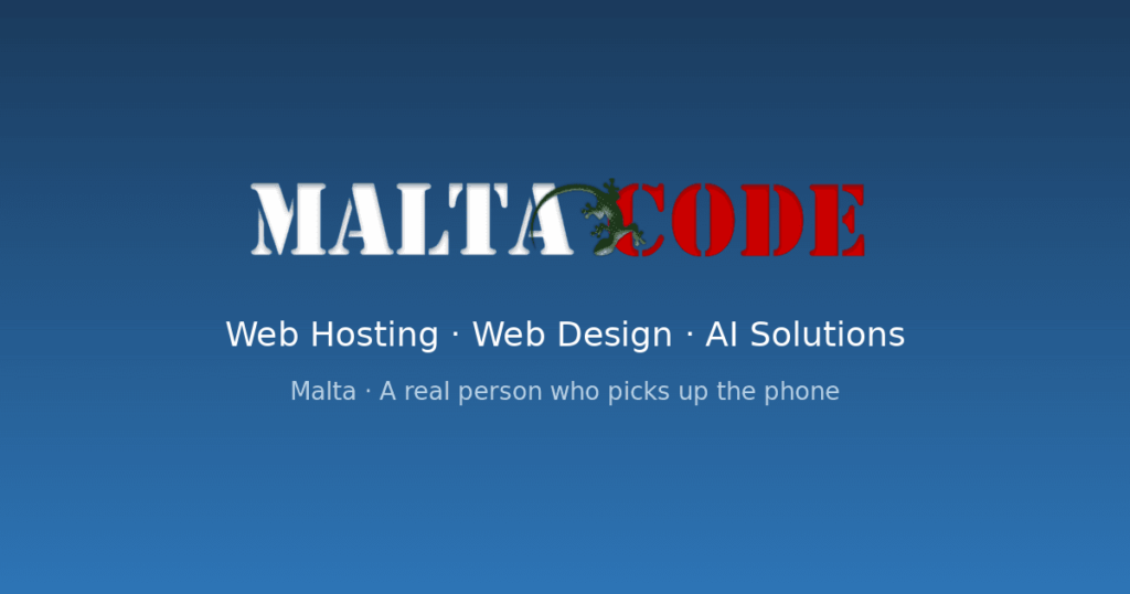 MaltaCode website preview